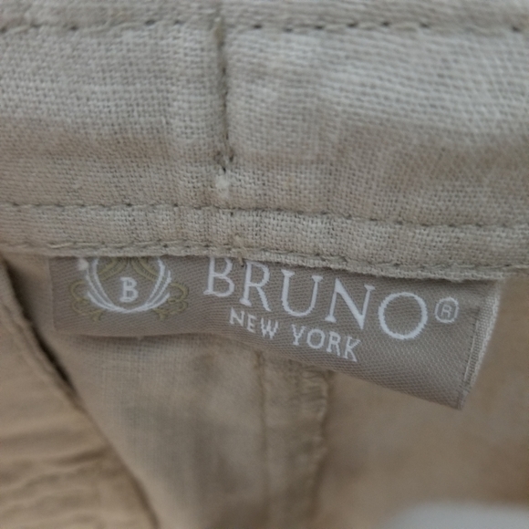 BRUNO NY | linen drawstring straight leg pants - Picture 6 of 7